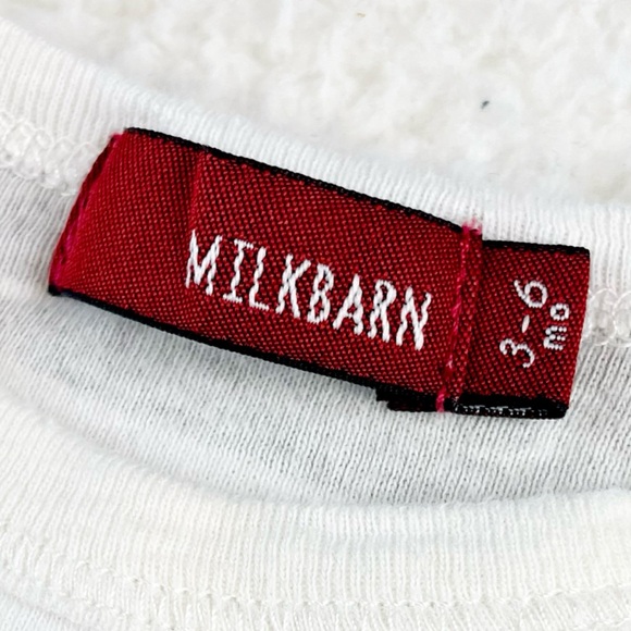 MILKBARN • White/Grey Whale Print Short Sleeve Romper - Picture 12 of 14